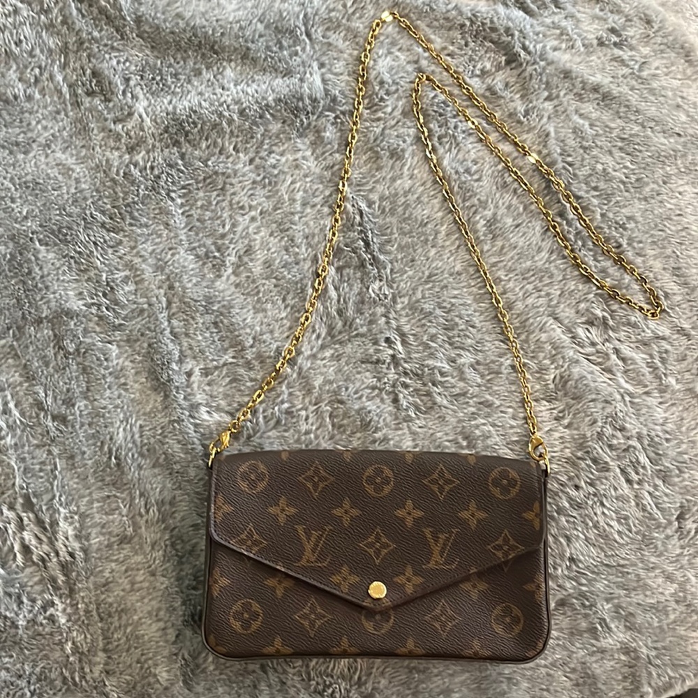 Authentic Louis Vuitton, Felicie Pochette handbag